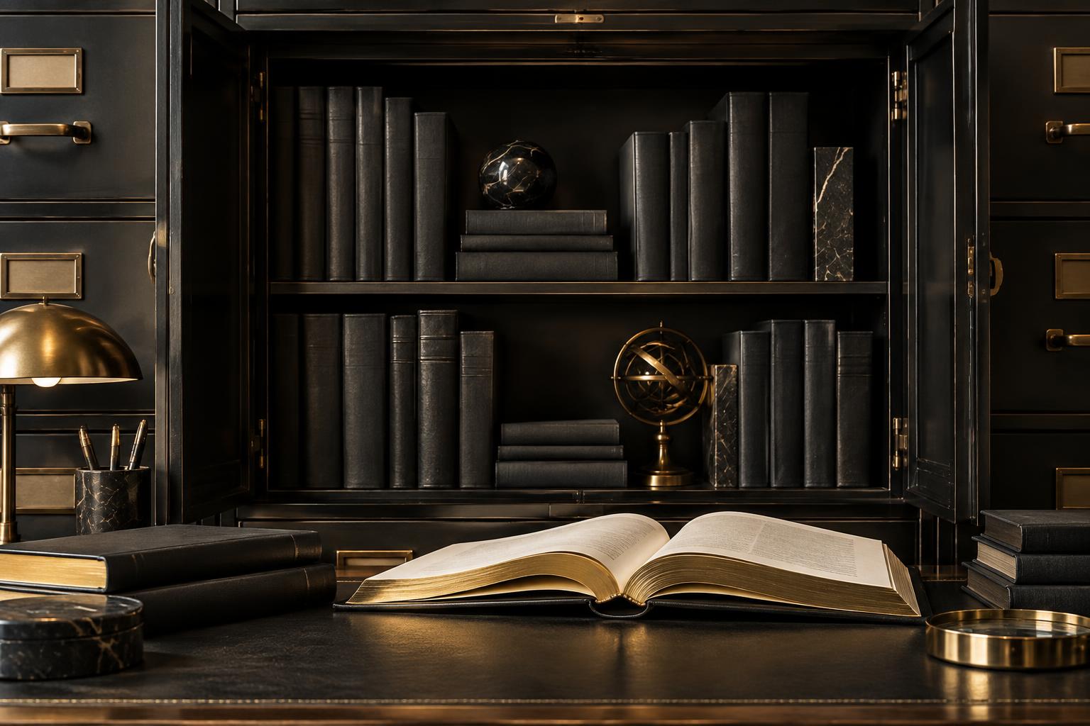 Editorial artwork for The Black Ledger Library Is Now Open — The Black Ledger by Chris Eaton