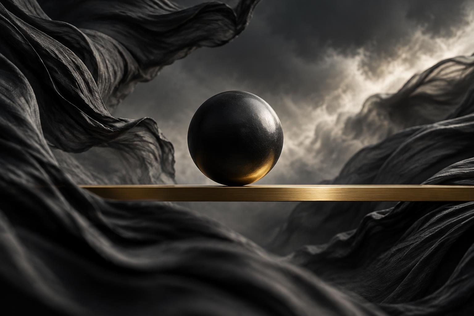 Editorial artwork for The Business of Emotional Control — The Black Ledger by Chris Eaton