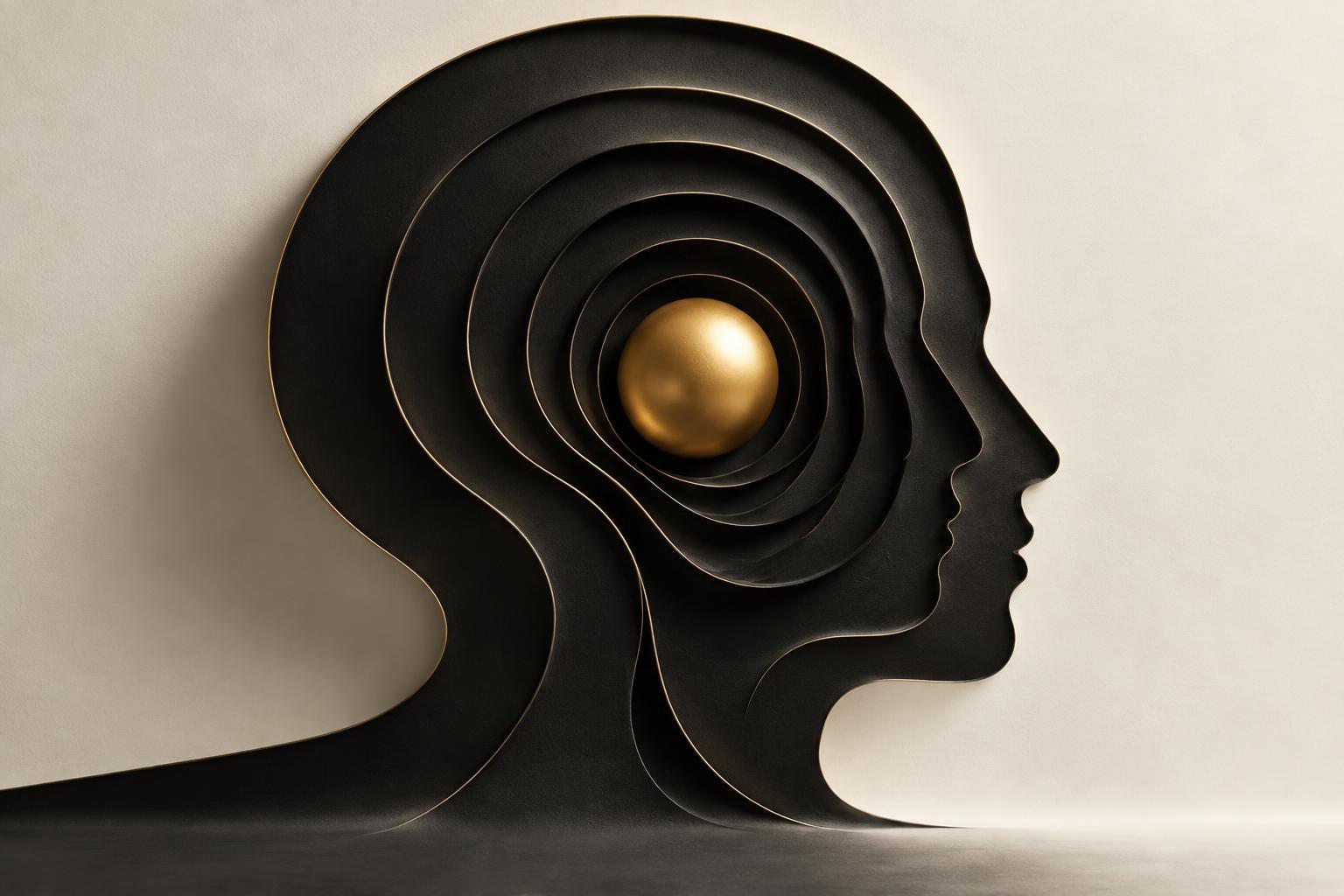 Editorial artwork for The New Psychology of Wealth — The Black Ledger by Chris Eaton