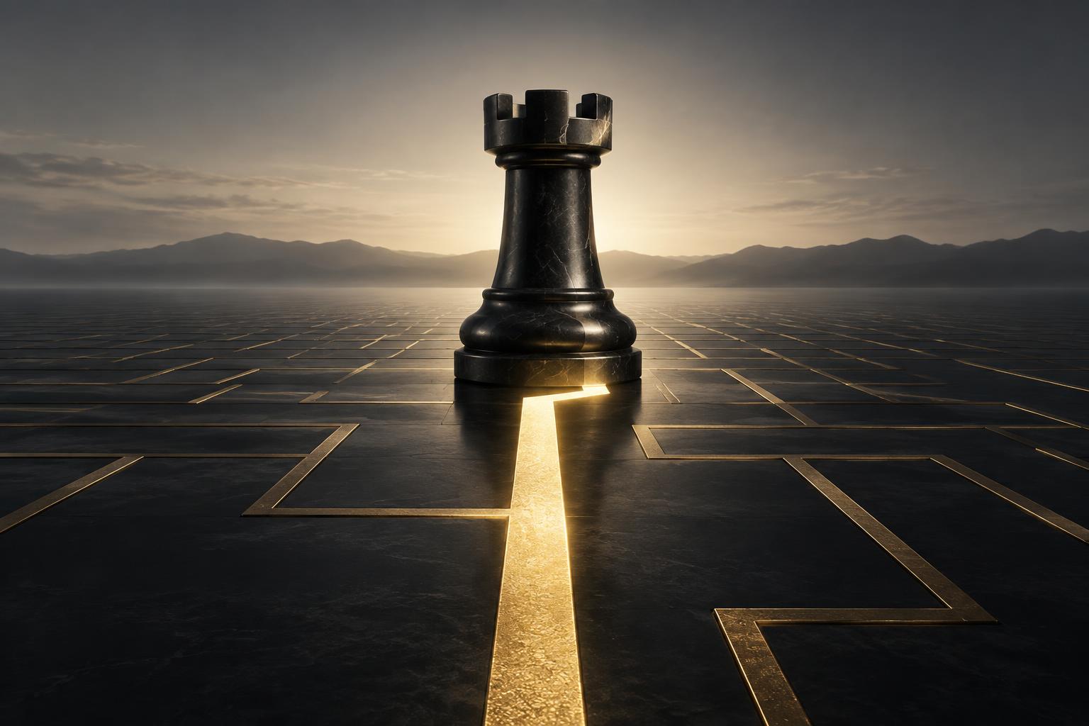 Editorial artwork for The New Rules of Recovery — The Black Ledger by Chris Eaton